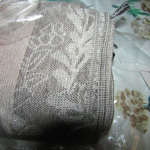 WHBM Jacquard Fringe Oblong Scarf - Picture 5 of 6